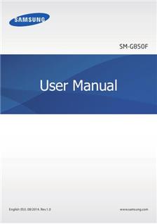 Samsung Galaxy Alpha manual. Camera Instructions.
